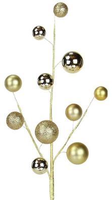 24" Mixed VP Ball Spray: Gold