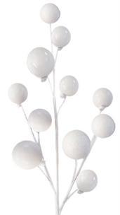 24" Mixed VP Ball Spray: White