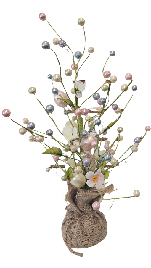 18" Led Light Up Egg Tree