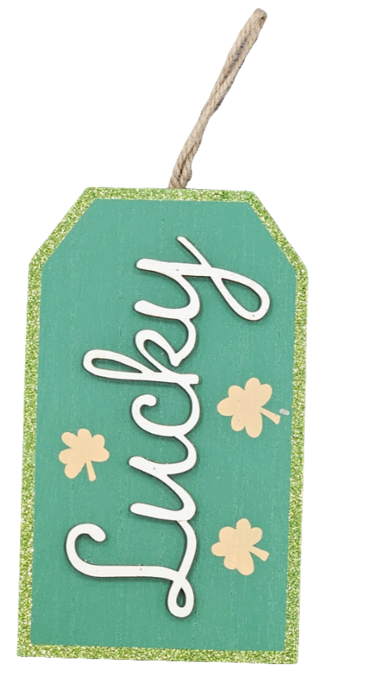 10" Lucky/Kiss Tag Hanger