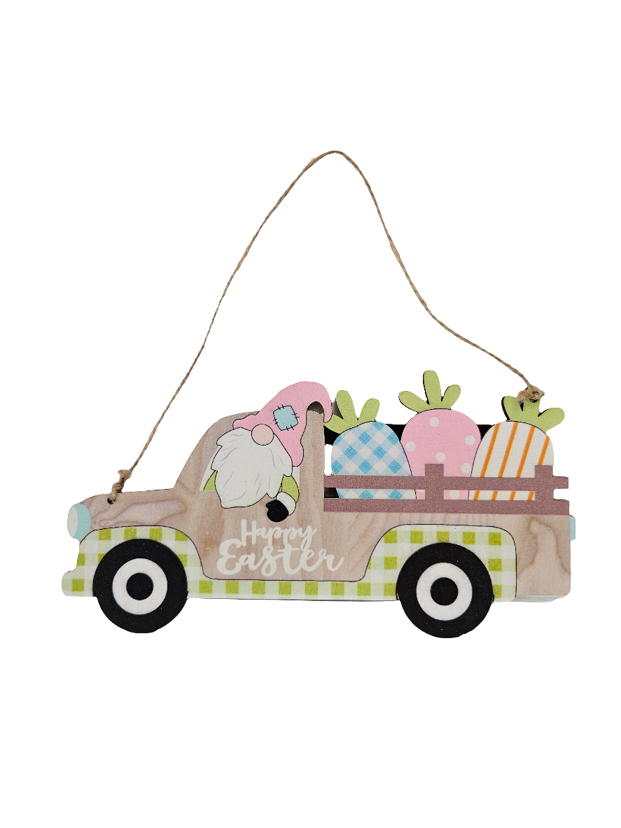 Easter Wooden Hanging Ornament