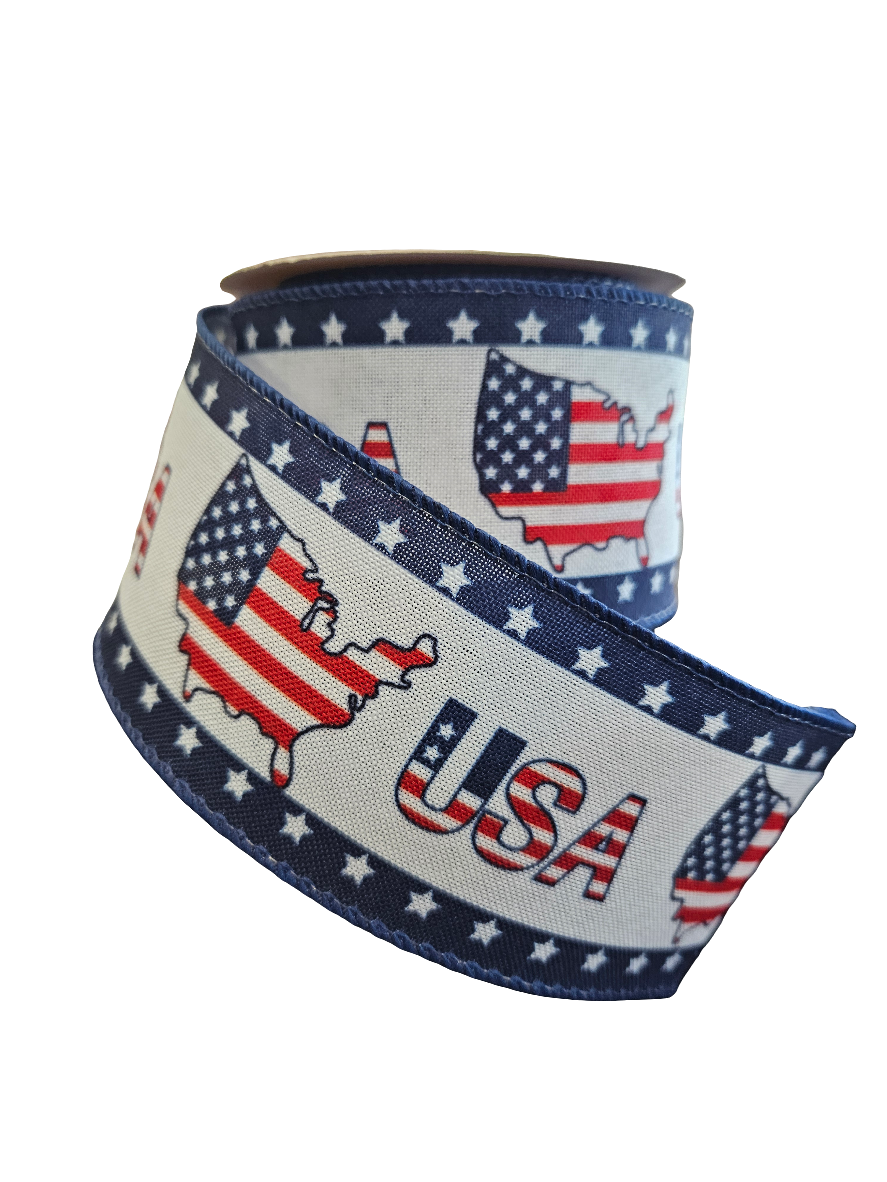 2.5" 4th of July Theme Ribbon: Assortment (10 Yards)