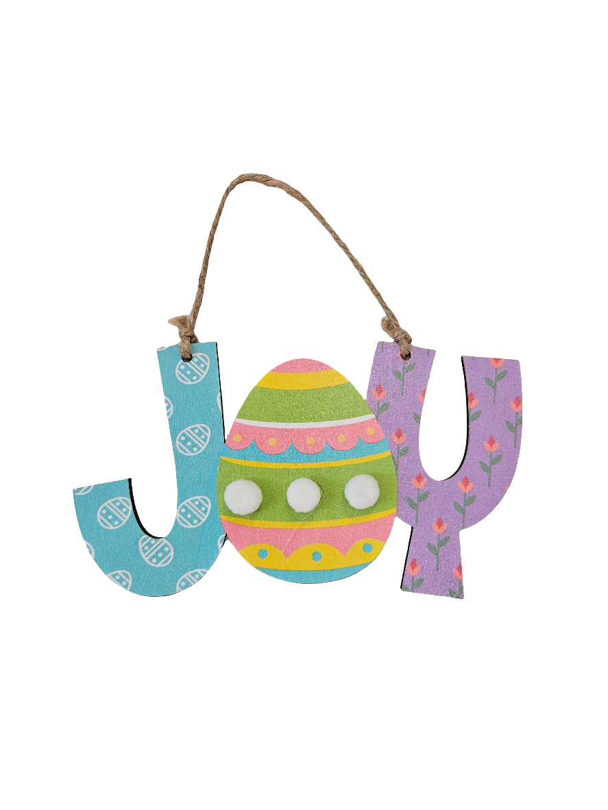 Easter Wooden Hanging Ornament