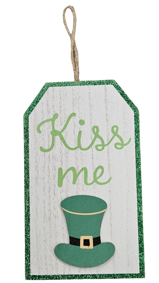 10" Lucky/Kiss Tag Hanger