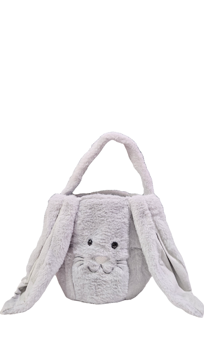 Furry Bunny Easter Basket/Bag
