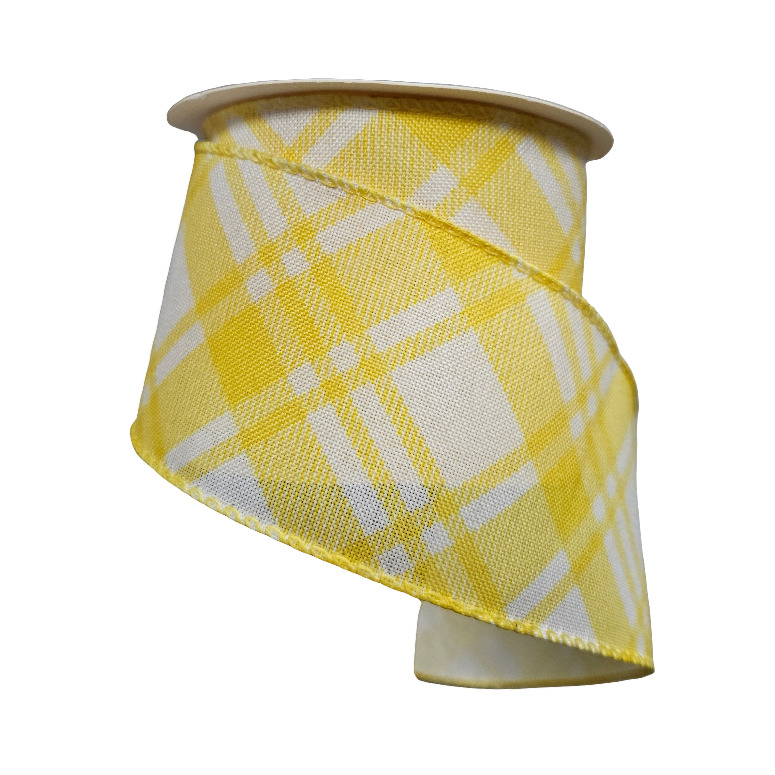 2.5" Madras Plaid Ribbon: Assortment (10 Yards)