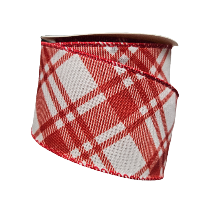 2.5" Madras Plaid Ribbon: Assortment (10 Yards)