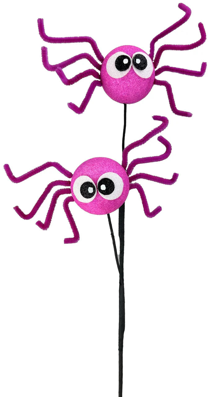 21" Spider Spray: Fuschia