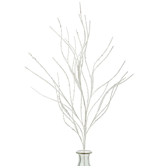 43" Glitter Twig Spray