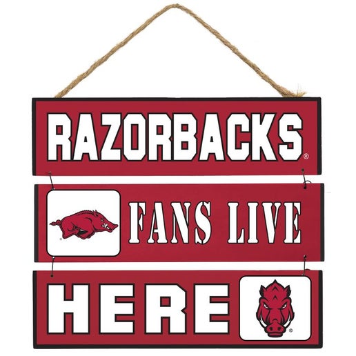Arkansas Razorback Fan sign