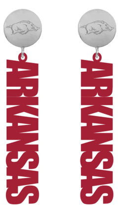 Arkansas Razorback Wilson Earrings