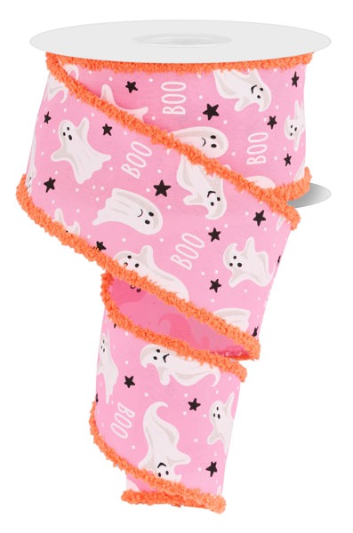 2.5" Ghost/Boo/Drift Ribbon - 10 Yards