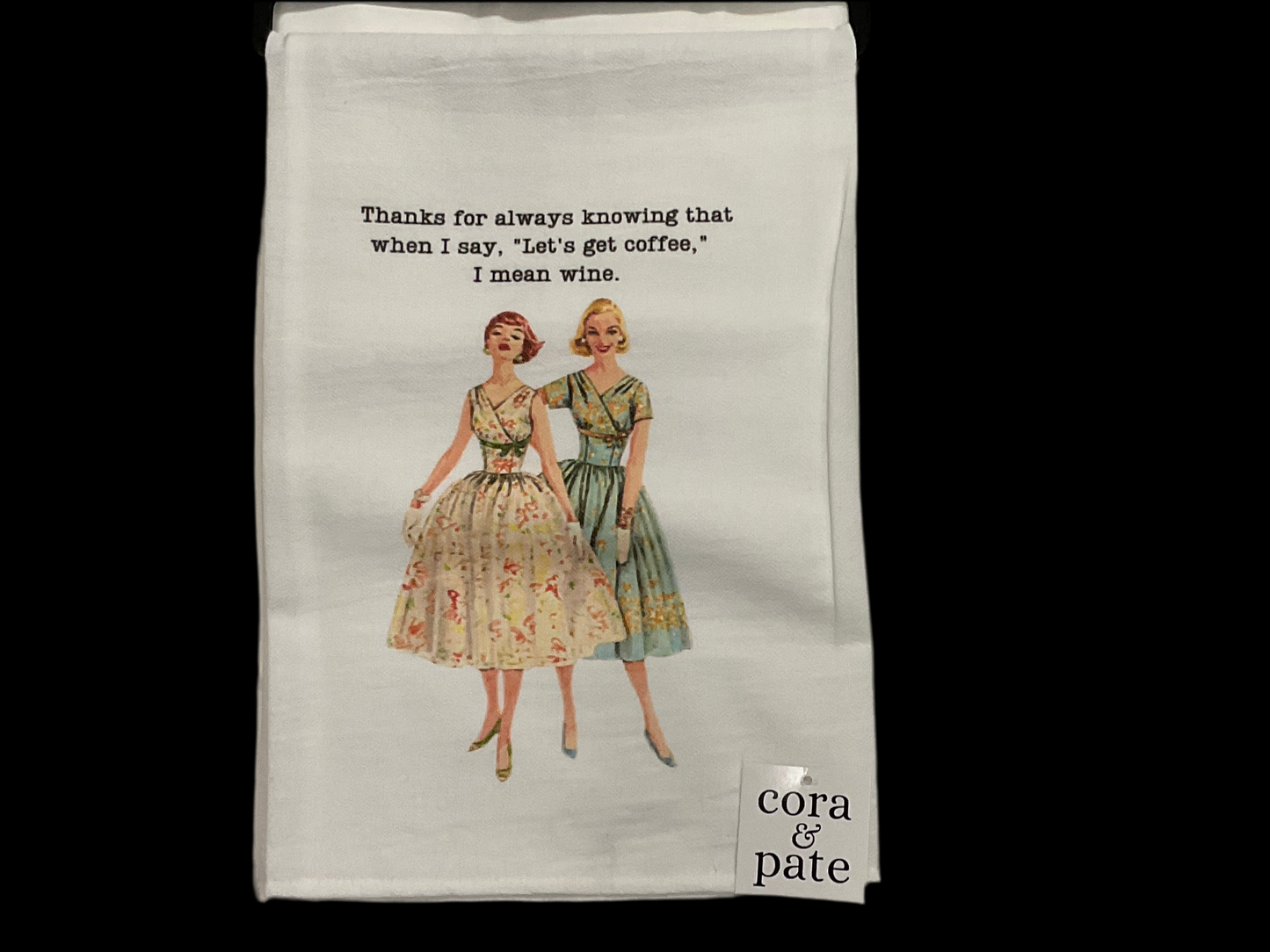 Cora & Pate Towels - I Mean Wine