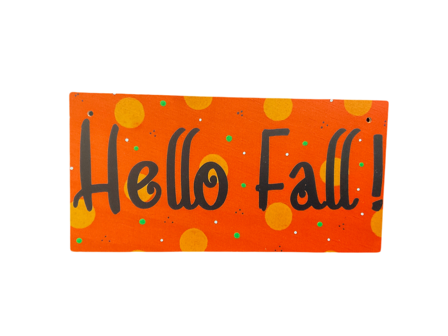 Fall Rectangle Plaque -Fall Fun