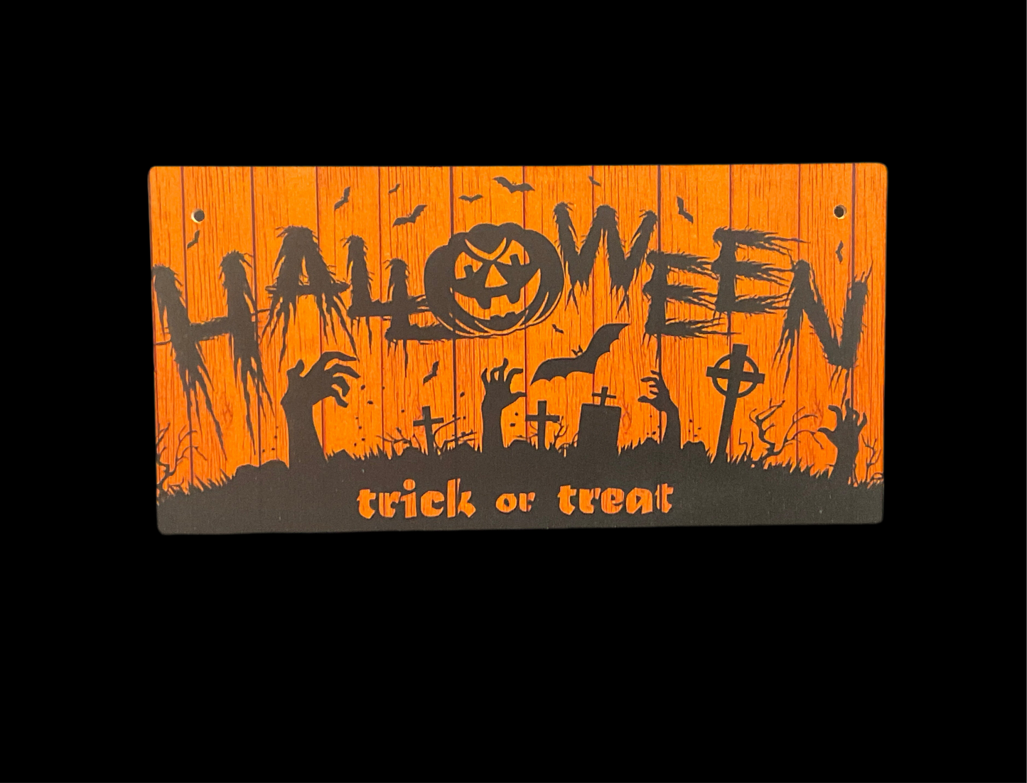 Halloween Rectangle Plaque
