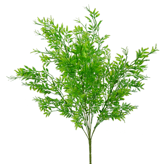 22" Green Plastic Greenery Bush