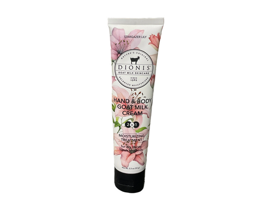 Diionis Hand & Body Cream 3.3oz Stargazer Lily