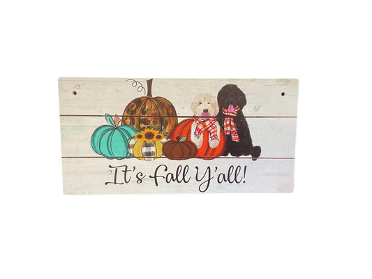 Fall Rectangle Plaque -Fall Fun