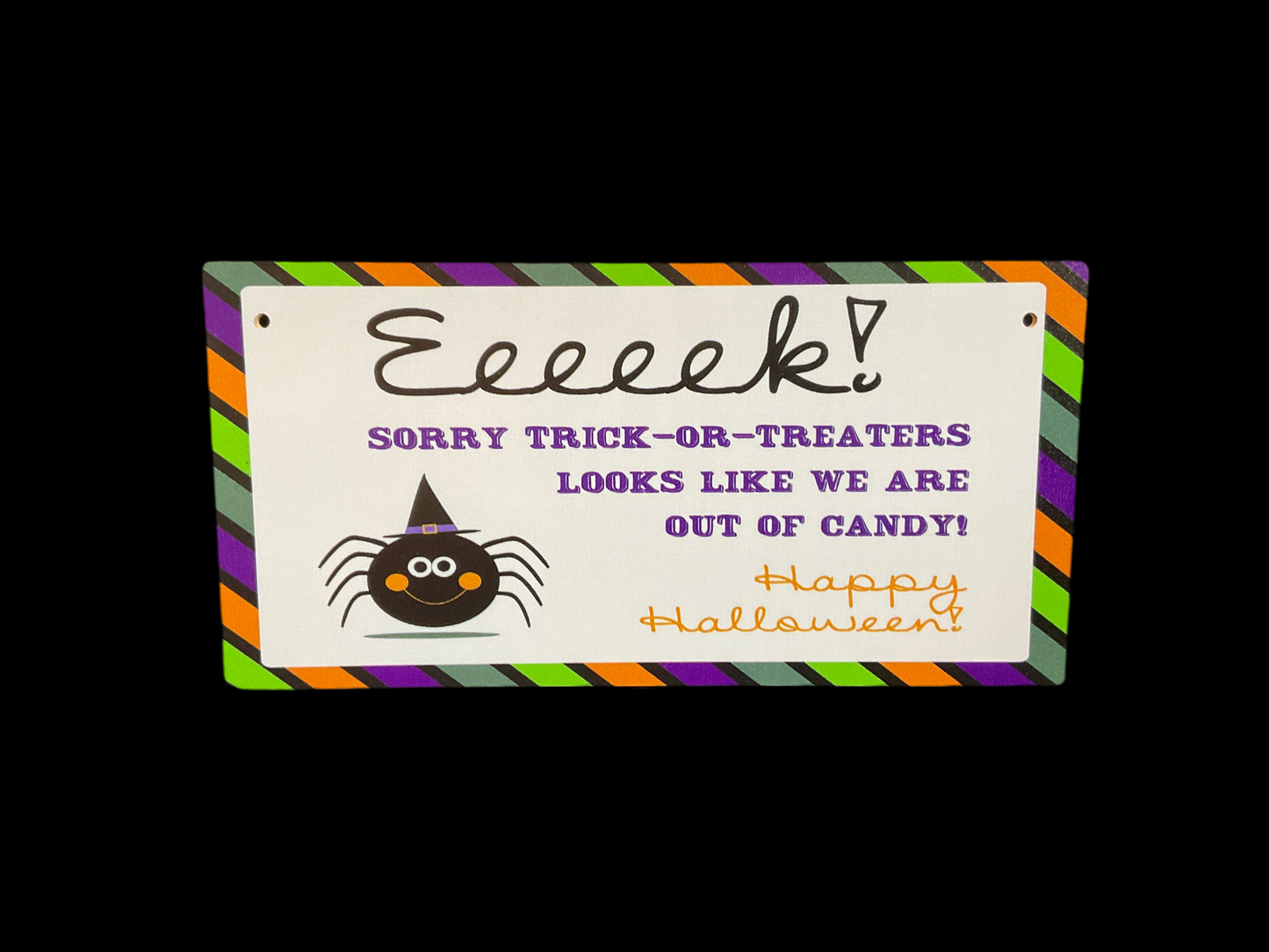 Halloween Rectangle Plaque