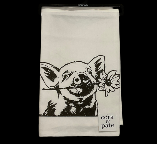 Cora & Pate Towels - Curious Pig