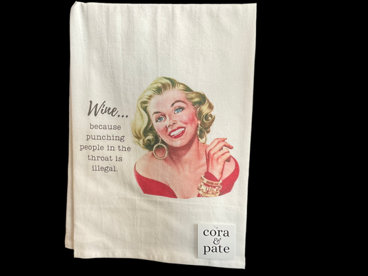 Cora & Pate Towels - Wine