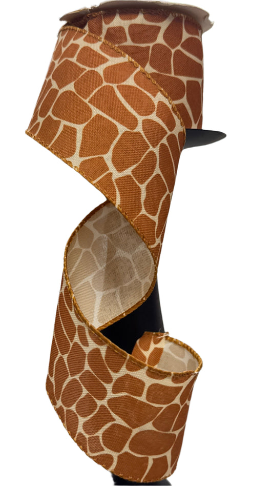 2.5" Animal Print Theme Ribbon (10 Yards)