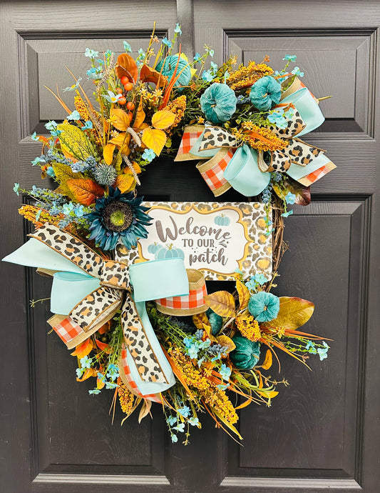 Welcome To our Patch Wreath