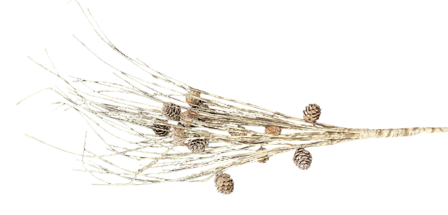 26” Birch and Pinecone Twig Pick
