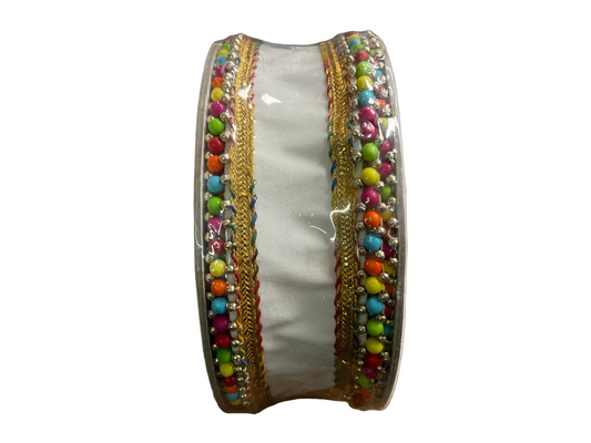 2.5” Beaded Candy Edge Deluxe Ribbon - 10 Yards