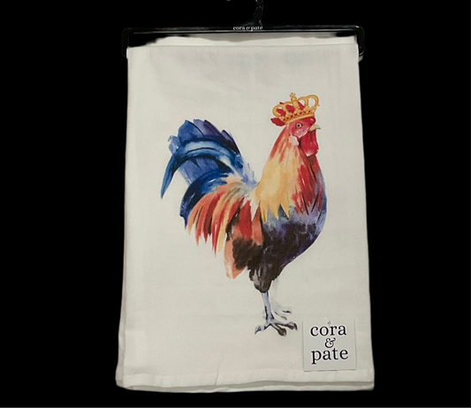 Cora & Pate Towels - Rooster King