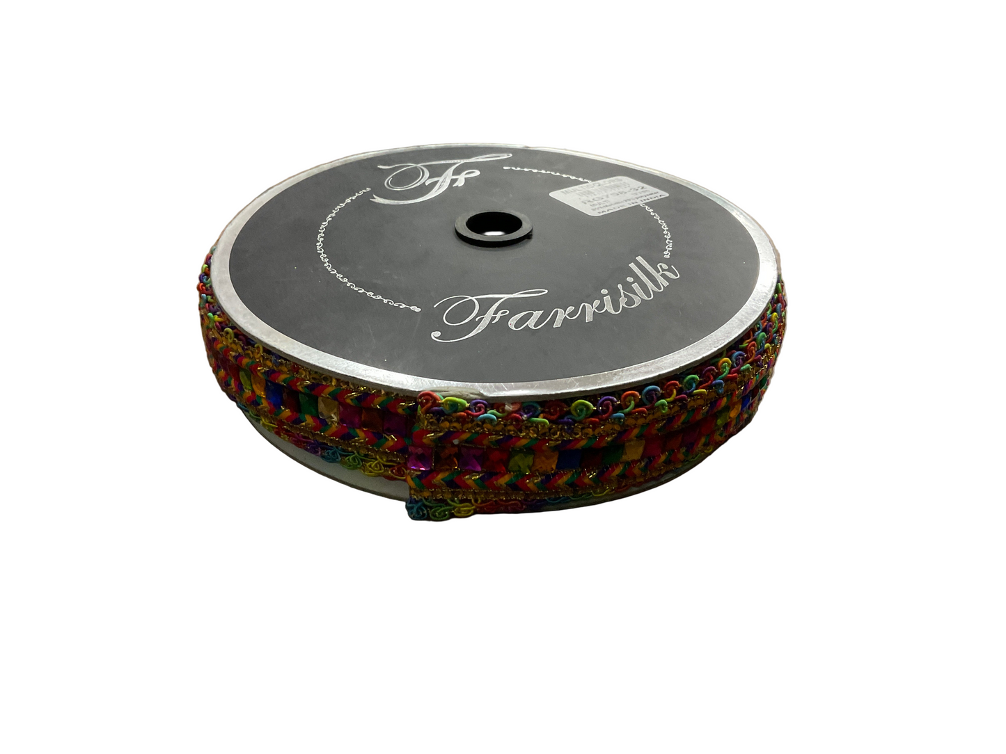 Farrisilk 1.5” Multicolor Gemstone Ribbon - 10 Yards