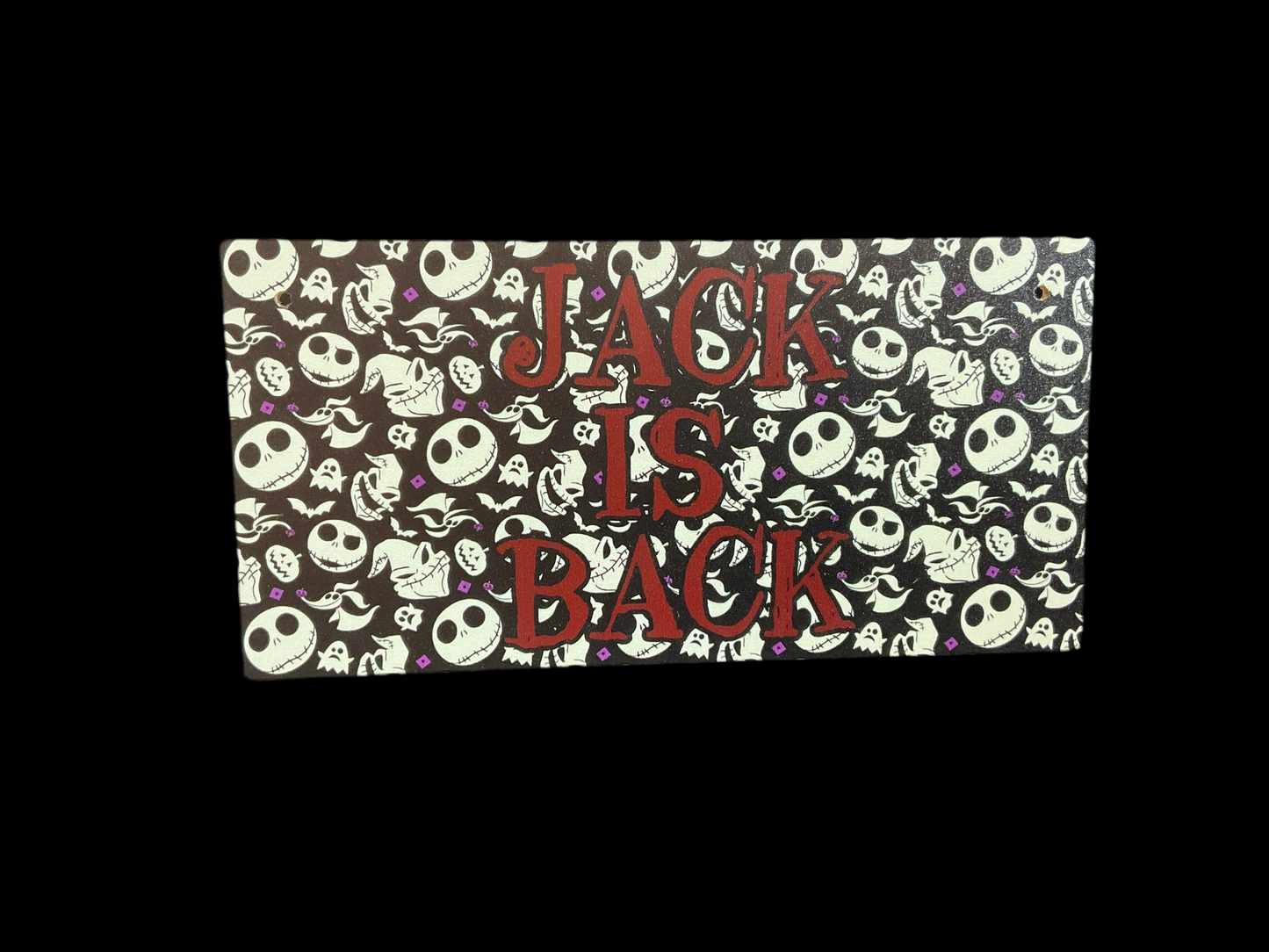 Halloween Rectangle Plaque