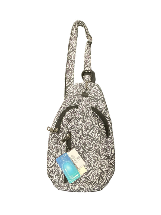 Calla Sonoma Antitheft Daypack Small Black Paisley Bag