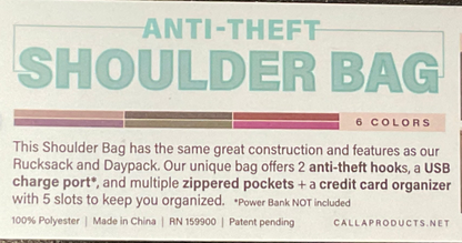 Nupouch Anti-theft Shoulder Bag