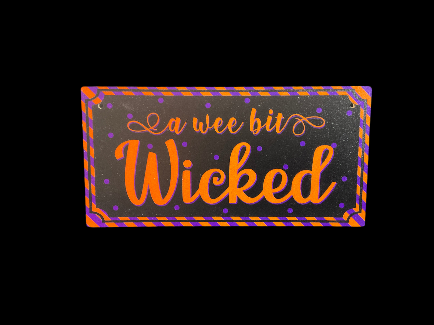 Halloween Rectangle Plaque