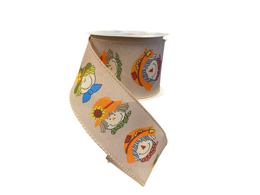 2.5” Scarecrow Ribbon x 10yds