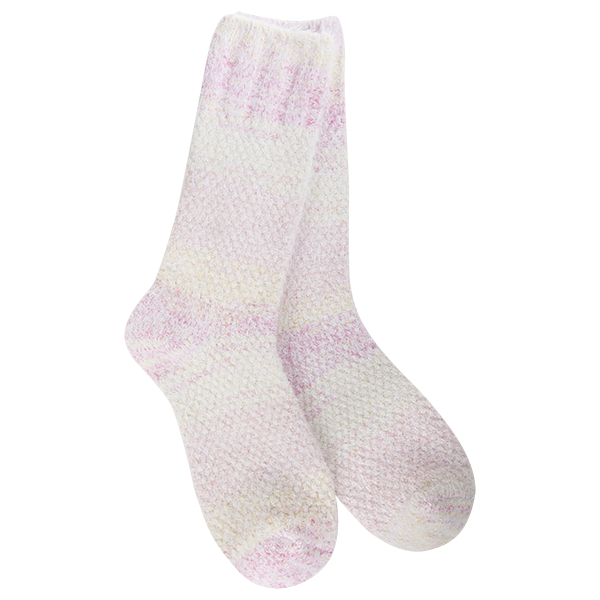 World's Softest Socks Crew Pink Lemonade-676