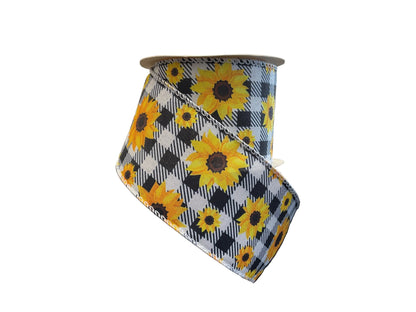Sunflower Ribbon 2.5" x 10 yds