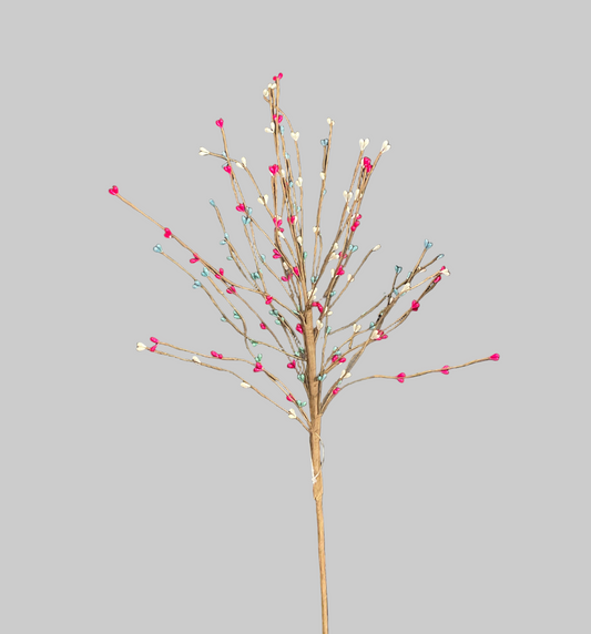 26" Farmhouse Pip Berry In Pink