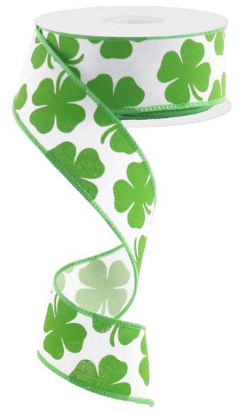 Shamrock on Royal Ribbon: Kelly Green (10 Yards)