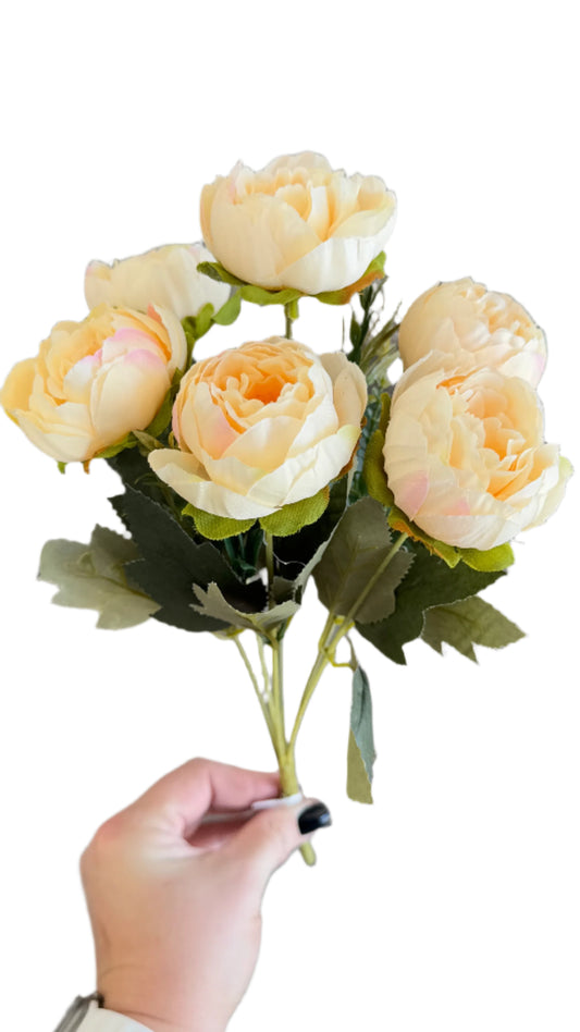 13” Peony Bouquet JDF-54