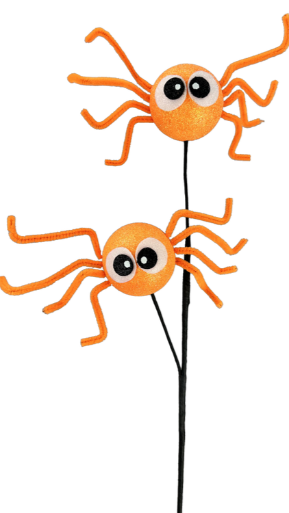 21" Spider Spray: Orange