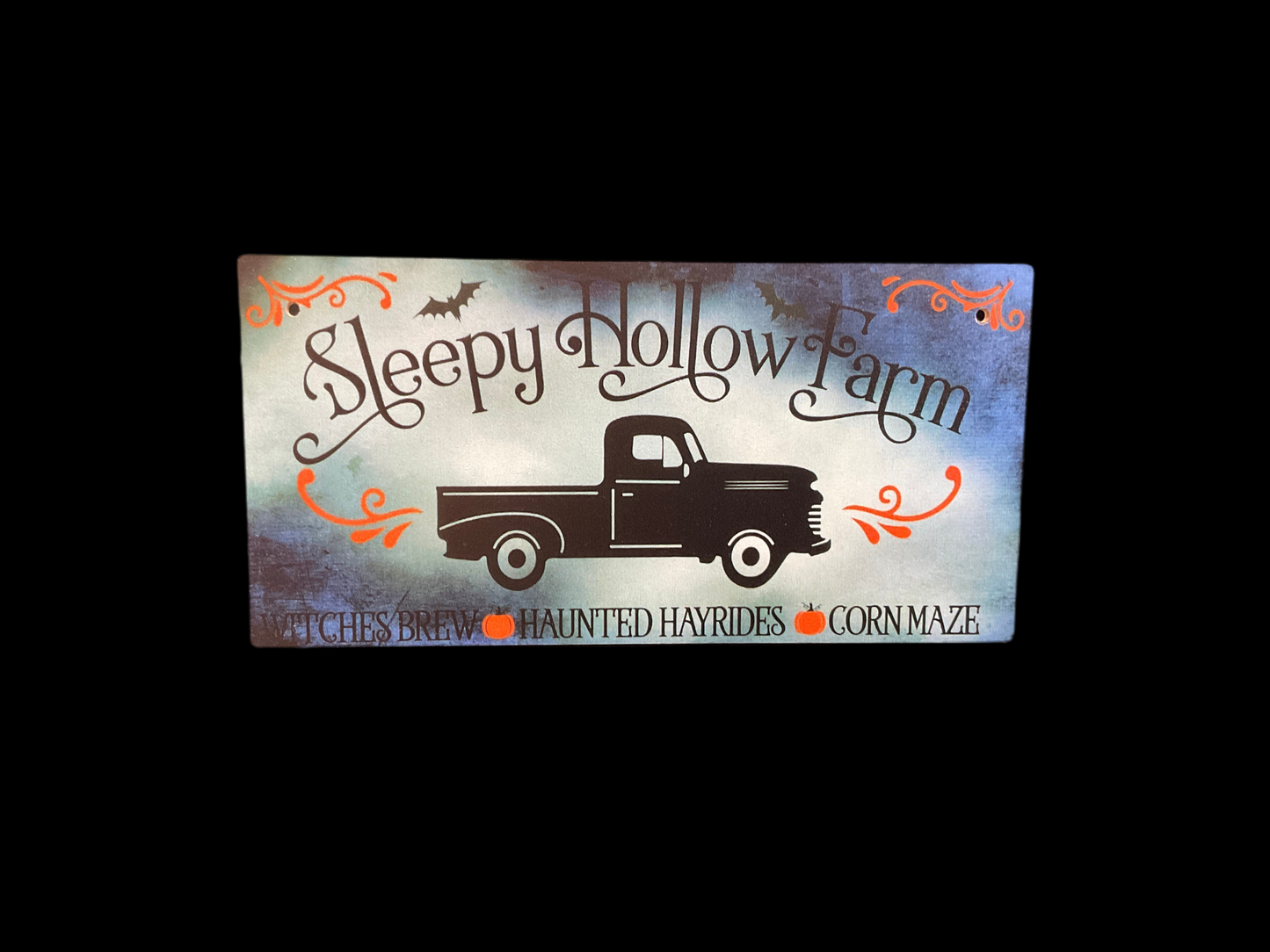 Halloween Rectangle Plaque