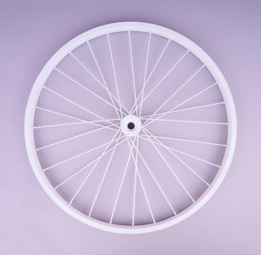 20" Decorative Bicycle Rim: White