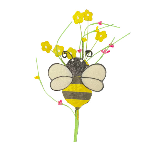 19" Bee Flower Pick