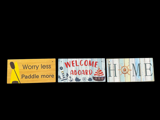 Ship/Boat/ Kayak Hanging Sign