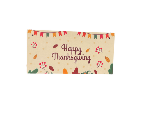 Fall Rectangle Plaque - Thanksgiving
