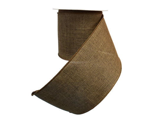 4” Royal Burlap Brown
