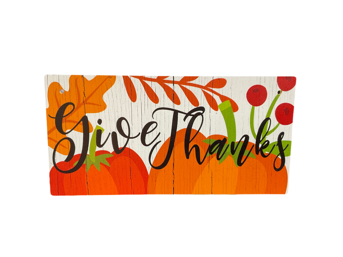 Fall Rectangle Plaque - Thanksgiving