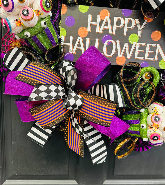 Happy Halloween Wreath